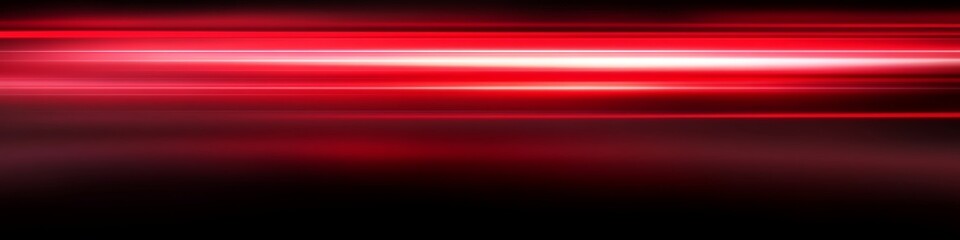 Fototapeta premium Red horizontal laser glow with speed light effect, perfect for technology and futuristic designs