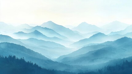 A canvas of smooth transitions, where the hues gradually fade into each other, creating a subtle yet captivating gradient effect that shifts from the deep abyss of midnight to the ethereal brilliance 