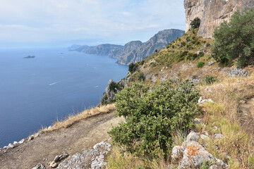 Path of the Gods or Sentiero Degli Dei, Agerola, Amalfi, Positano, Kampania, Neapol, Italy