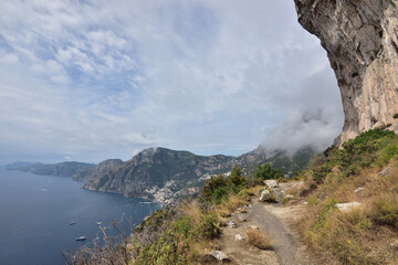 Path of the Gods or Sentiero Degli Dei, Agerola, Amalfi, Positano, Kampania, Neapol, Italy