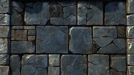 Obraz premium Tileable gray stone walkway with seamless cobblestone texture, ideal for architectural and landscape design projects