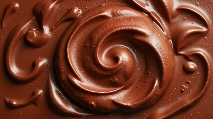 Rich chocolate toffee swirl texture for food blogs, dessert recipe websites, confectionery branding, bakery marketing materials, and sweet treat social media posts
