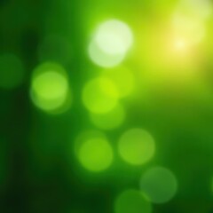 Obraz premium Deep green bokeh, sunlit foliage, out of focus , picture, tranquil, peaceful