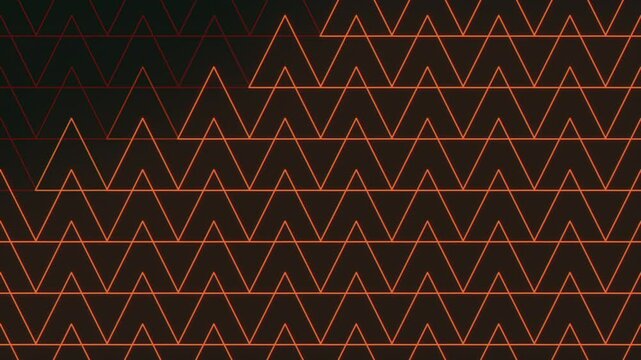 Black and red triangles create a zigzag pattern, with vertical red lines and horizontal black lines. The pattern repeats to form a tiling effect