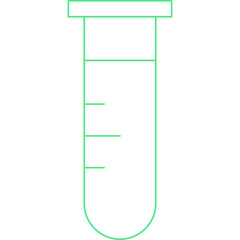 Test Tube icon single vector illustration