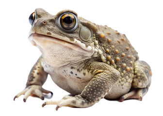 Naklejka premium toad isolated on white background