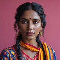 portrait of a young woman