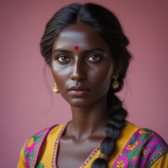 portrait of a young woman