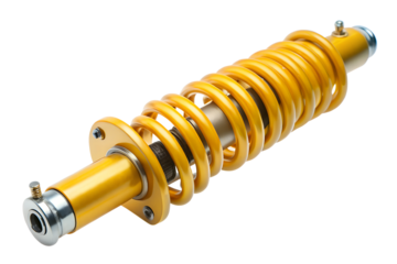 yellow cable on white background