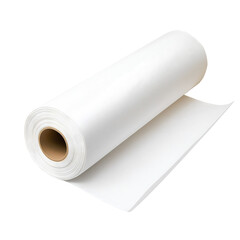 large roll of white paper sheeting isolated png transparent background