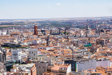 Breathtaking rooftop in Madrid with a glass floor, offering a panoramic view of the city from above. A thrilling experience blending urban beauty, height, and adrenaline in the Spanish capital.