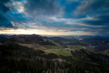 Evening Mood in the Jura – Belchen View