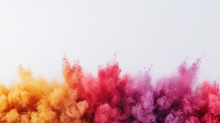 Vibrant Color Explosion: A Stunning Abstract Image of Powdered Hues