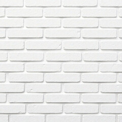 Fototapeta premium White brick plain textured wall, photo wallpaper, photo background for shooting