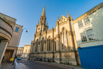 Fototapeta premium Bath Abbey in City of Bath, Somerset. UK