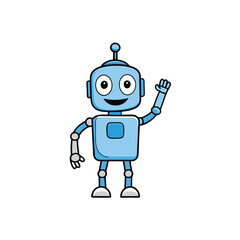 Fototapeta premium funny cartoon android