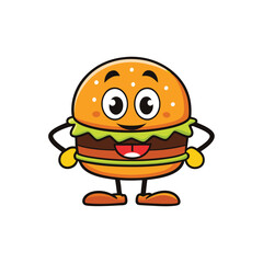 burger mascot character
