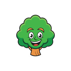 green tree cartoon