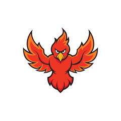 red heart with wings