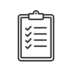 Medical Checklist Icon – Healthcare Documentation Symbol