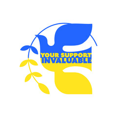 Symbol of Support and Unity Ukraine