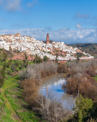 Montoro landscape village andalusia