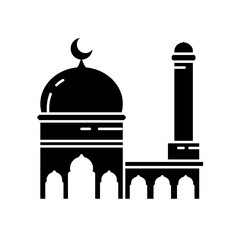  mosque, islam - vector icon