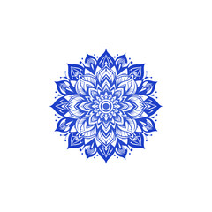 Colorful Floral flower mandala design