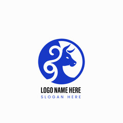 Cow logo, icon design
