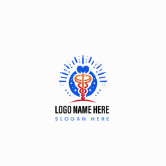 Modern medical  logo, icon design