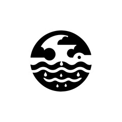 world logo, icon Silhouette