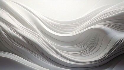 Ethereal Light Blends &ndash; A pristine white canvas with gentle, flowing gradients of soft gray.