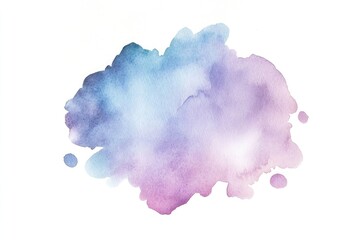 Soft, blended hues create dreamy abstract shape, inviting creati