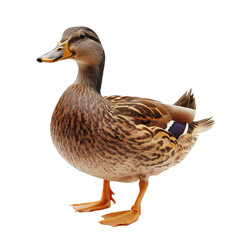 Obraz premium Domestic Duck Isolated on Transparent Background
