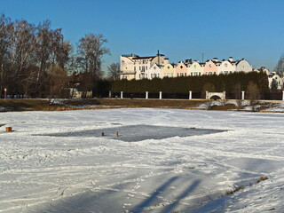 Fototapeta premium Frozen polynya