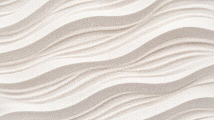 Fototapeta premium Soft undulating waves create calming texture in neutral tones, e