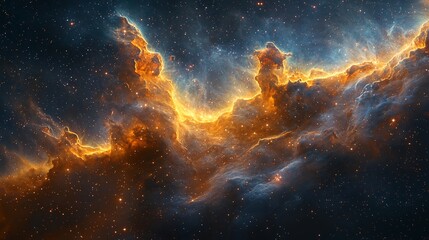 Fototapeta premium Hypergiant in the Large Magellanic Cloud its immense energy ionizing the surrounding nebula creating a vivid celestial painting