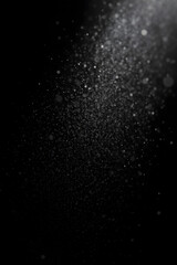 Obraz premium spray de agua en fondo negro
