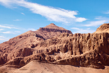 mountain in luxor