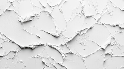 Obraz premium Textured White Abstract Art