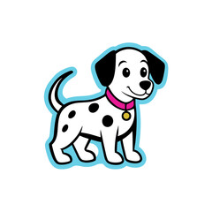 Fototapeta premium dog with bone