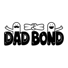 Sticker design  of  DAD Bond