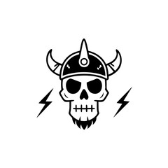 vector illustration of a skull