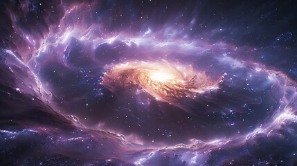 Neutron star with an ultra powerful magnetic field twisting cosmic plasma into spiraling arcs breathtaking cosmic wonder