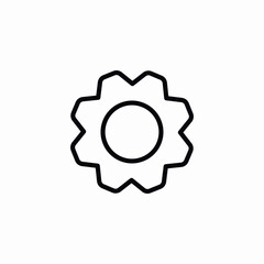 settings app icon sign vector
