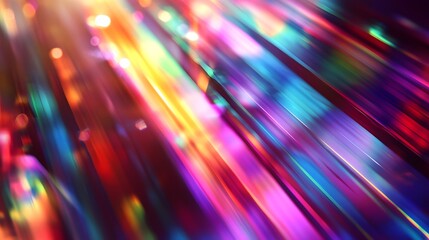 Flickering rays of light and patterns