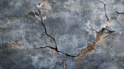 Obraz premium Cracked stone surface, gray tones