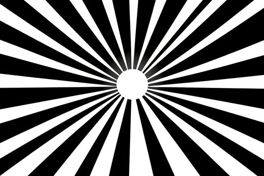 A minimalist radial burst showcasing bold geometric patterns, suitable for contemporary graphics, branding, or digital art