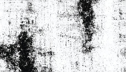 Grunge black and white seamless pattern. Monochrome abstract texture. Background of cracks, scuffs, chips, stains, ink spots, lines. Grunge pattern. 