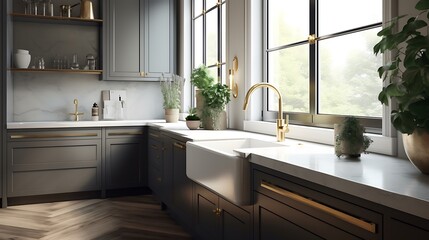 modern farmhouse kitchen sink gold hardware high resolution hd picture